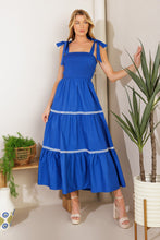 Load image into Gallery viewer, BETTER THAN EVER POPLIN MIDI DRESS
