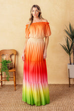 Load image into Gallery viewer, FORGOTTEN STORY WOVEN MAXI DRESS
