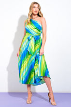 Load image into Gallery viewer, EXUBERANT ELEGANCE WOVEN MIDI DRESS
