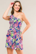 Load image into Gallery viewer, LOVE GROWS HERE WOVEN MINI DRESS
