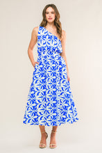 Load image into Gallery viewer, FEEL THE BEAT WOVEN MIDI DRESS

