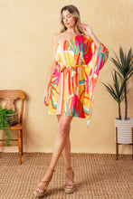 Load image into Gallery viewer, EASY WAY OUT WOVEN KAFTAN MINI DRESS
