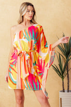 Load image into Gallery viewer, EASY WAY OUT WOVEN KAFTAN MINI DRESS
