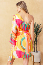 Load image into Gallery viewer, EASY WAY OUT WOVEN KAFTAN MINI DRESS
