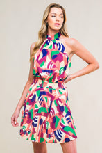 Load image into Gallery viewer, SWEETLY ELEVATED WOVEN MINI DRESS
