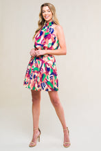 Load image into Gallery viewer, SWEETLY ELEVATED WOVEN MINI DRESS
