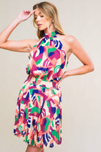 Load image into Gallery viewer, SWEETLY ELEVATED WOVEN MINI DRESS
