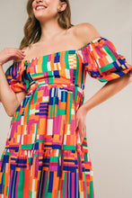 Load image into Gallery viewer, LOVE WITHOUT LIMITS WOVEN MINI DRESS
