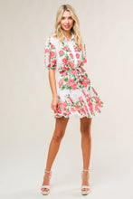 Load image into Gallery viewer, FEEL THE BEAT WOVEN MINI DRESS
