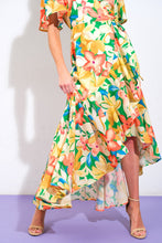 Load image into Gallery viewer, ELABORATE CHARM WOVEN HI-LO DRESS
