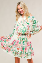 Load image into Gallery viewer, HAPPIEST HERE WOVEN MINI DRESS
