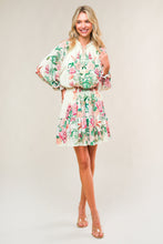 Load image into Gallery viewer, HAPPIEST HERE WOVEN MINI DRESS
