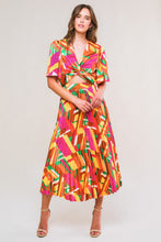 Load image into Gallery viewer, IRRESISTIBLE FUN WOVEN MIDI DRESS
