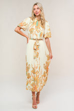 Load image into Gallery viewer, ENCHANTED TO MEET WOVEN MIDI DRESS
