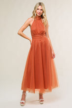 Load image into Gallery viewer, EVERY NOW AND THEN MESH MIDI DRESS
