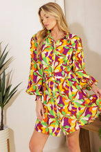 Load image into Gallery viewer, WORLD IS YOUR OYSTER WOVEN MINI DRESS
