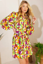 Load image into Gallery viewer, WORLD IS YOUR OYSTER WOVEN MINI DRESS
