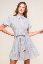 Load image into Gallery viewer, ADORABLE PRESENCE WOVEN MINI DRESS
