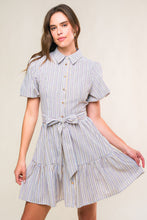 Load image into Gallery viewer, ADORABLE PRESENCE WOVEN MINI DRESS
