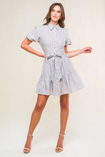 Load image into Gallery viewer, ADORABLE PRESENCE WOVEN MINI DRESS
