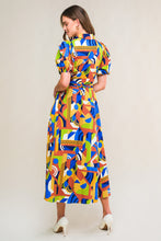 Load image into Gallery viewer, SATURDAY FEELINGS WOVEN MIDI DRESS
