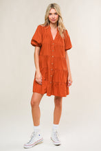 Load image into Gallery viewer, MISS AMERICAN PIE WOVEN MINI DRESS
