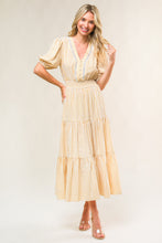 Load image into Gallery viewer, WITH THE GIRLS WOVEN MIDI DRESS
