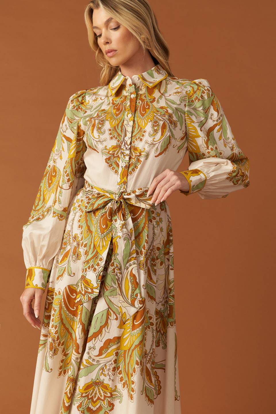 fields of gold dress Vivianne Boho Dress