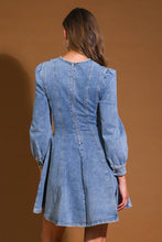 Load image into Gallery viewer, YOUR SWEETIE DENIM MINI DRESS
