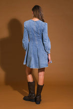 Load image into Gallery viewer, YOUR SWEETIE DENIM MINI DRESS
