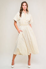 Load image into Gallery viewer, PETAL POWER WOVEN MIDI DRESS

