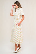 Load image into Gallery viewer, PETAL POWER WOVEN MIDI DRESS
