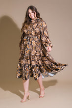Load image into Gallery viewer, CELESTIAL BEAUTY WOVEN MIDI DRESS
