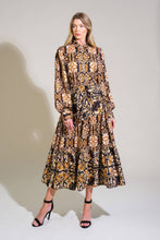 Load image into Gallery viewer, CELESTIAL BEAUTY WOVEN MIDI DRESS
