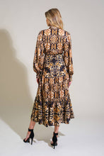 Load image into Gallery viewer, CELESTIAL BEAUTY WOVEN MIDI DRESS
