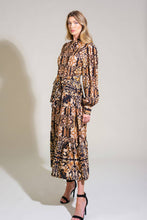 Load image into Gallery viewer, CELESTIAL BEAUTY WOVEN MIDI DRESS
