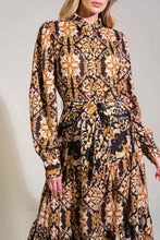 Load image into Gallery viewer, CELESTIAL BEAUTY WOVEN MIDI DRESS
