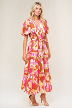 Load image into Gallery viewer, HARBOR POINT WOVEN MIDI DRESS
