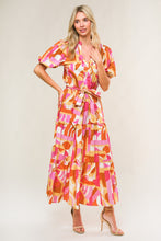 Load image into Gallery viewer, HARBOR POINT WOVEN MIDI DRESS

