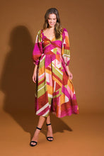 Load image into Gallery viewer, FLORAL CASCADE WOVEN MINI DRESS

