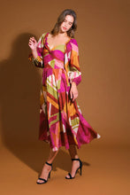 Load image into Gallery viewer, FLORAL CASCADE WOVEN MINI DRESS
