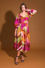 Load image into Gallery viewer, FLORAL CASCADE WOVEN MINI DRESS
