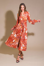 Load image into Gallery viewer, BLOOMING RADIANCE WOVEN MIDI DRESS
