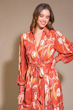 Load image into Gallery viewer, BLOOMING RADIANCE WOVEN MIDI DRESS
