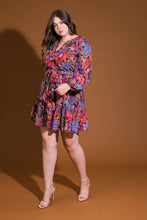 Load image into Gallery viewer, FLORAL BLISS WOVEN MINI DRESS
