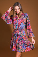 Load image into Gallery viewer, FLORAL BLISS WOVEN MINI DRESS
