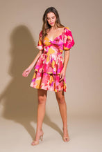 Load image into Gallery viewer, WHIMSICAL BEAUTY WOVEN MINI DRESS
