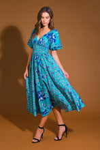 Load image into Gallery viewer, NEW CASTLE WOVEN MIDI DRESS
