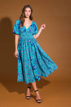 Load image into Gallery viewer, NEW CASTLE WOVEN MIDI DRESS
