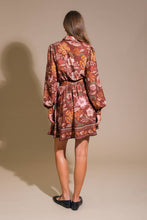 Load image into Gallery viewer, DESERT DAWN WOVEN MINI DRESS
